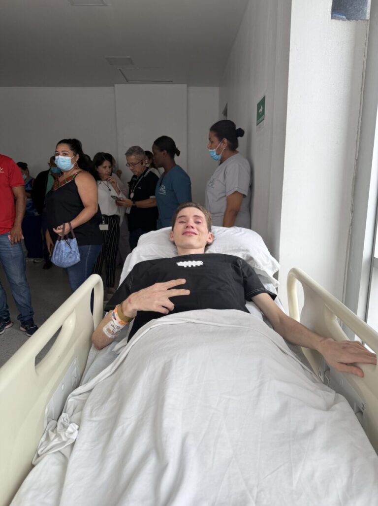 Johan Sebastián regresó de la muerte gracias al San Jorge y al Banco de Sangre