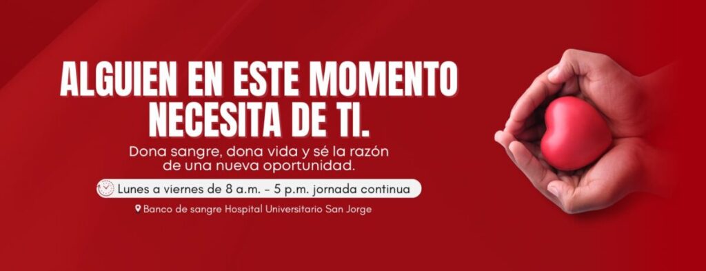 Dona sangre, dona vida y se la razón se una nueva oportunidad