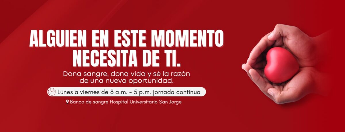 Dona sangre, dona vida y se la razón se una nueva oportunidad
